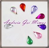 200 Chaton Gota Tamanho 10x8mm Com Furo
