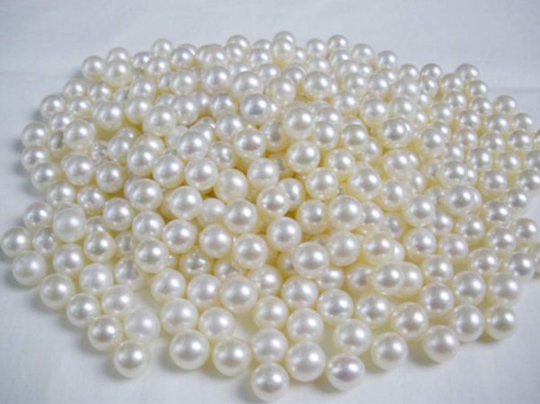 500 Pérolas 6mm Em Plástico Abs C/furo
